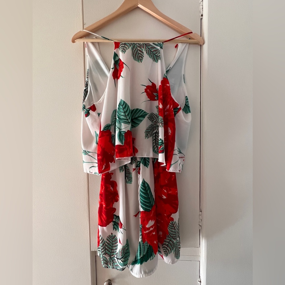 Floral Summer Romper Size L